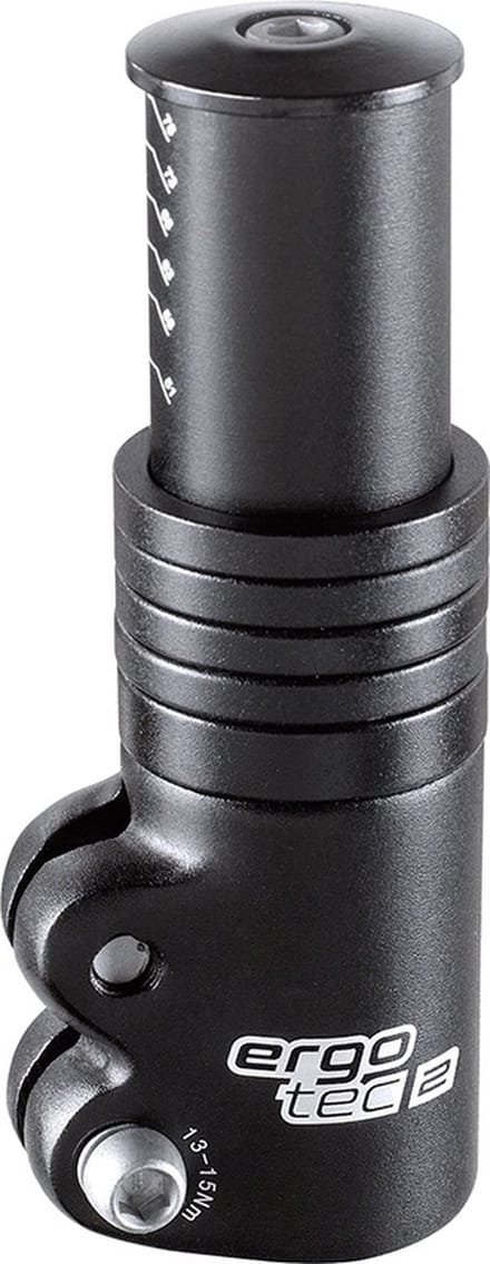 Ergotec Ahead 3 Stuurpenverlenger - AL6061 T6 - Zwart
