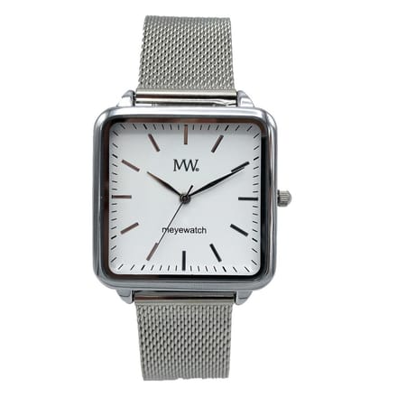 Horloge Meye Watch Mesh Silver