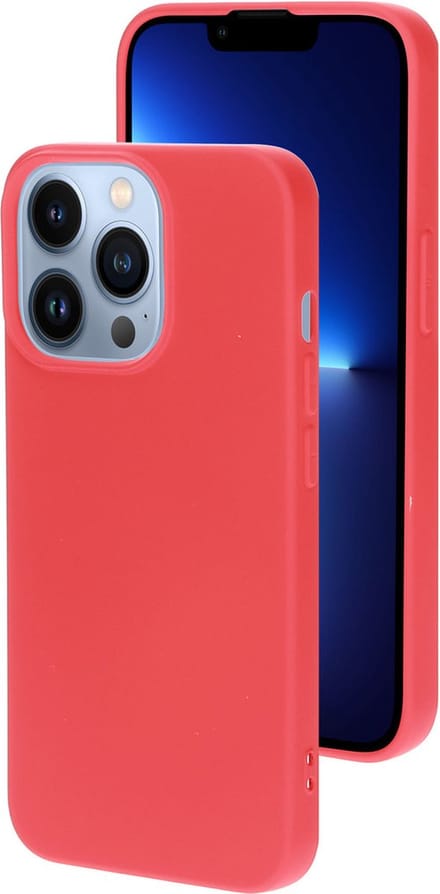 Mobiparts hoesje geschikt voor de Apple iPhone 13 Pro - Siliconen - Rood