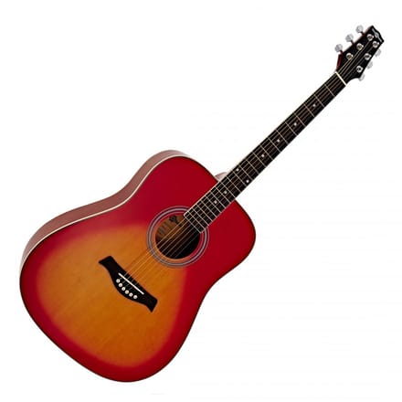Dreadnought Akoestische Gitaar van Gear4music, Cherry Sunburst