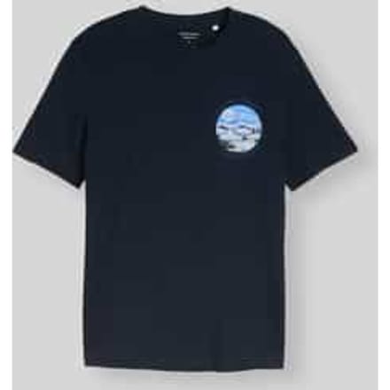 Tom Tailor - T-shirt met fotoprint - Maat S - sky captain blue