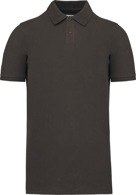 Kariban Piqué-herenpolo Bio180 K2025 - Dark Grey - S