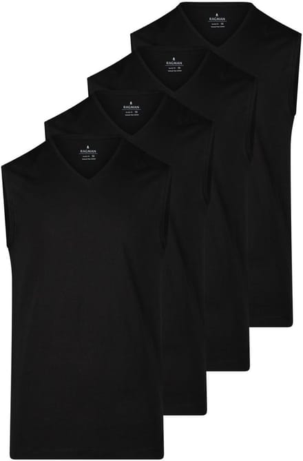 RAGMAN Heren onderhemd 4 pack Basic