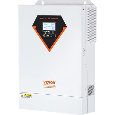 Chargeur Inverter Solaire Hybride 5500W 230V avec Contrôleur Solaire MPPT 100A