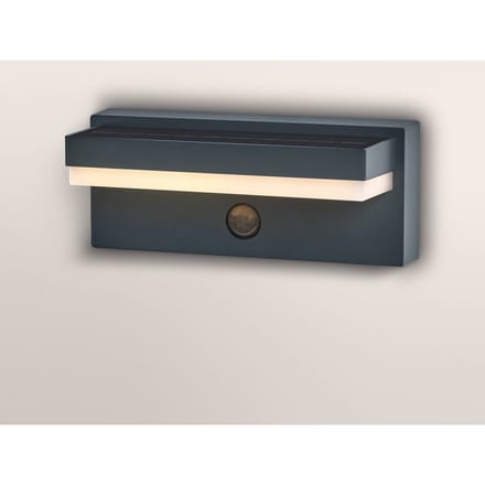 OSRAM Endura Style SOLAR LED-wandlamp Robust, 2.5W, 3000K warmwit, 180 lm, USB, PIR-sensor, 1 maand