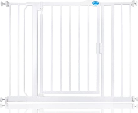 Bettacare Auto-Close Klemhek, Hondenhekje, 103.8cm - 110.8cm, Wit
