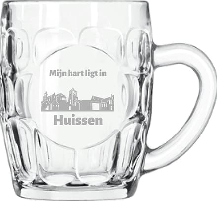 Gegraveerde Bierpul 55cl Huissen