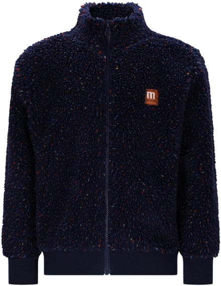 Moodstreet - SAM fleece cardigan - Navy - Maat 98-104