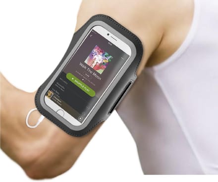 BeHello Universal Sportsarmband XXL Black/Black