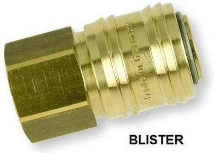 K&W Luchtkoppeling orion met 3/8” inwendige schroefdraad messing