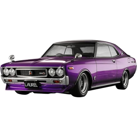 Hasegawa Modelbouwpakket Auto - 20820 Nissan Laurel HT 2000SGX KHC130 Late Version 1973 Custom Version - Japanse Klassieke Auto Plastic - 1:24 - Modelbouw