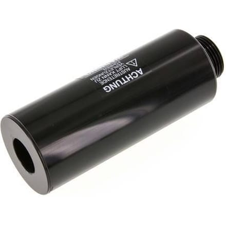 G1'' Aluminium Free-Flow Geluidsdemper Pneumatiek