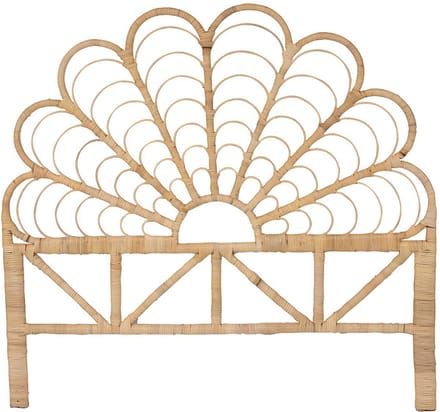 Vente-unique Hoofdbord 140 cm - Rotan - Naturel - FLOSIA