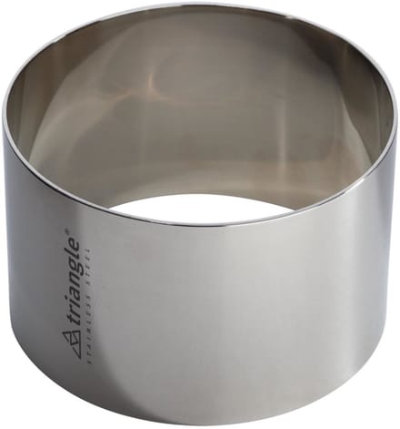 Triangle Serveerring Rond 8 cm – RVS – Vaatwasserbestendig