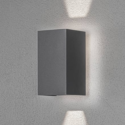 Konstsmide Cremona 7871-370 LED-buitenlamp (wand) Energielabel: G (A - G) LED LED vast ingebouwd 9 W Antraciet