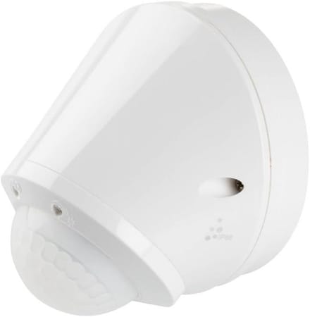 Bewegingsmelder Binnen Buiten - 360° Infrarood Sensor met Groot Bereik en Instelbare Gevoeligheid