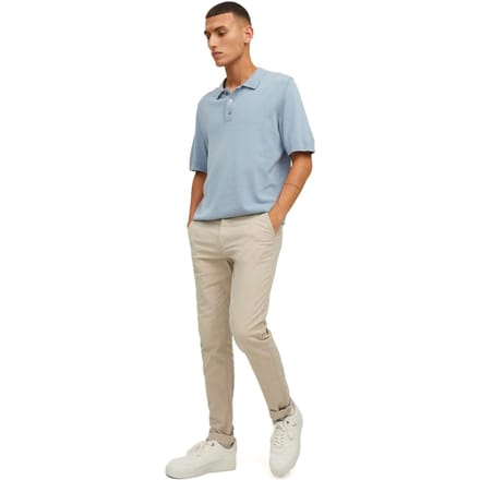 Jack & Jones Marco Katoenen Heren Off White Chino Broek