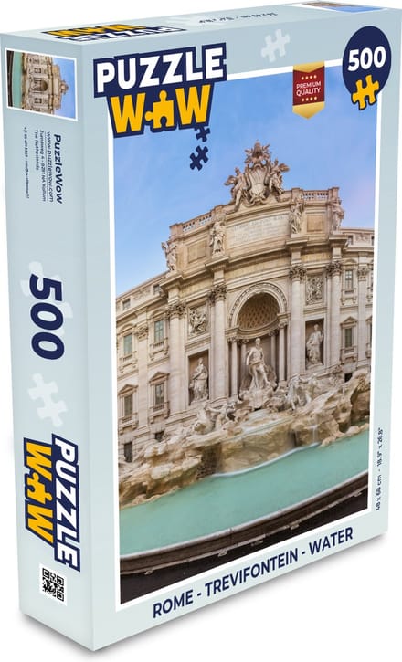 Puzzel Rome - Trevifontein - Water - Legpuzzel - Puzzel 500 stukjes