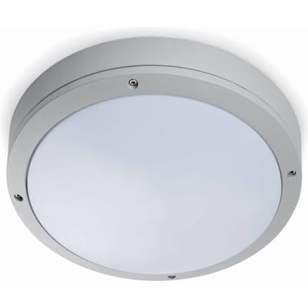 FARO BARCELONA Yen buiten plafondlamp, lichtgrijs, Ø 28 cm, E27