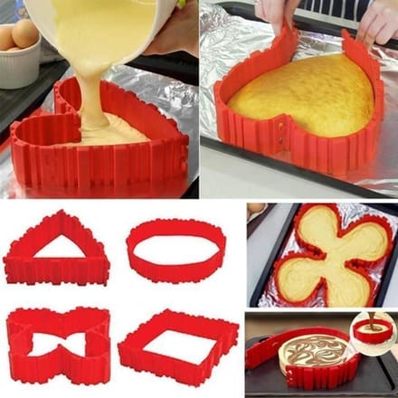 Moule à gâteau - ibes - Twin 4pcs - Silicone - Nonstick - Formes variées