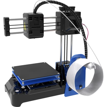 FDM Mini 3D Printer Stil Hoge Nauwkeurigheid Verbeterde Extruder Technologie 4x4x4in Printvolume Klein US Plug black