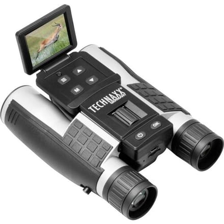 Technaxx TX-142 -Verrekijker met digitale camera - 12-voudigx25 mm Binoculair Zwart/zilver 4863
