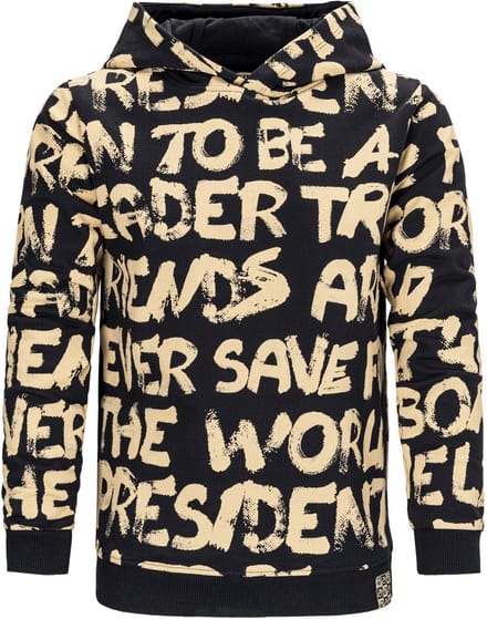 4PRESIDENT Sweater jongens - Black - Maat 152 - Jongens trui