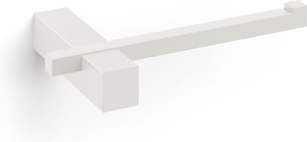 Zack Carvo toiletrolhouder, wit RVS