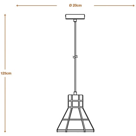 Ledvance LED Armatuur E27 | Decor Concrete Bim Pendant E27 Dark Gray