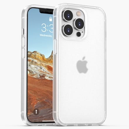 Mobiq Bumper Case geschikt voor iPhone 14 Plus - Shock Proof Hoesje Case geschikt voor iPhone 14 Plus Frosted Clear