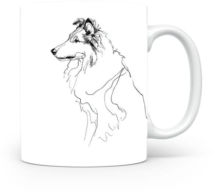 Beker Schotse Collie (Rough Collie)