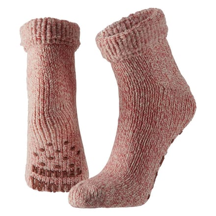 Apollo - 2-Pack - Wollen Kindersokken - Schapenwol 45% - Antislip Zool - Heren / Dames - roze - 31-34 - 134356001
