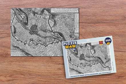 Puzzel Stadskaart - Maastricht - Historisch - Legpuzzel - Puzzel 500 stukjes - Plattegrond