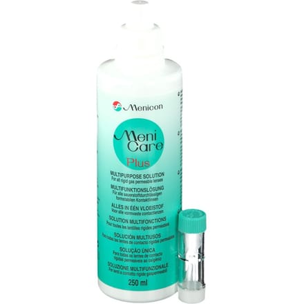 Menicare Plus 250 Bewarings-en-reinigingsoplossing