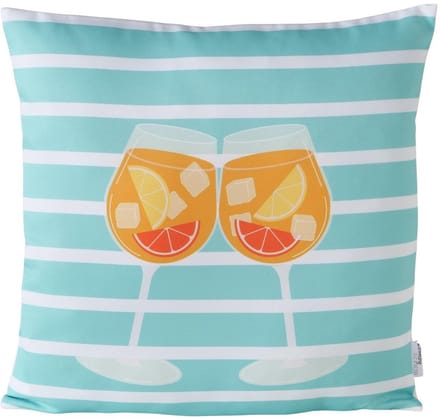 Boltze Home sierkussen Summer Spritz 45x45cm mediterrane stijl.