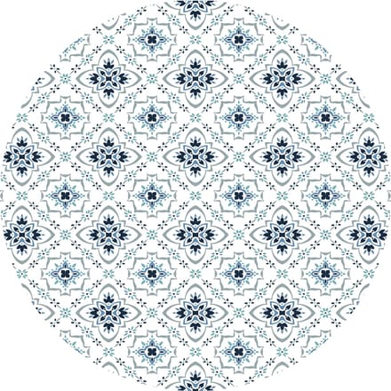 Vinyl | Vloerkleed vinyl rond | 3 | 95 cm Rond