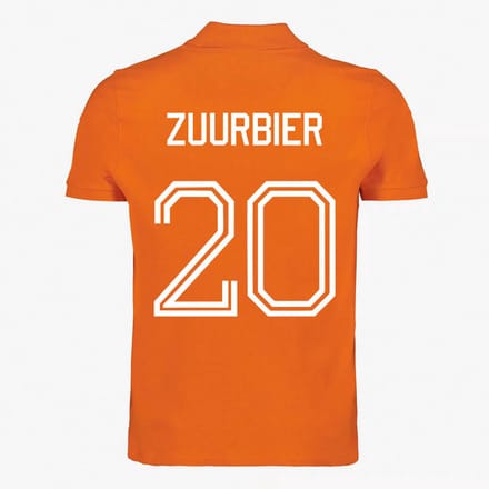 Oranje WK-EK Polo Shirt – Zuurbier S