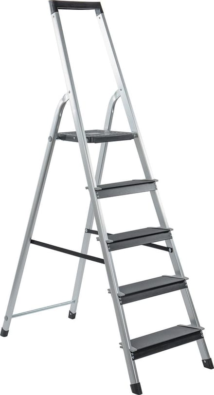 TRAPLADDER ALUMINIUM 5 TREDEN POWER STEP