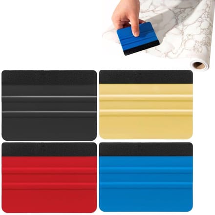 Spatels, vinylschrapers, dubbelzijdige viltschraper, vinylschraper voor auto, behanggladmakingsgereedschap, vinylschraper