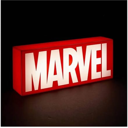 Paladone Marvel Logo LED Bureau Lamp - Rood, 30 x 12 cm