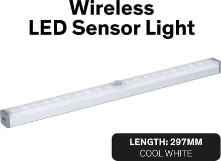Sinji Kastverlichting LED met Bewegingssensor – LED Lampen Draadloos – LED Lamp op Batterij & USB Oplaadbaar – 29.7 cm