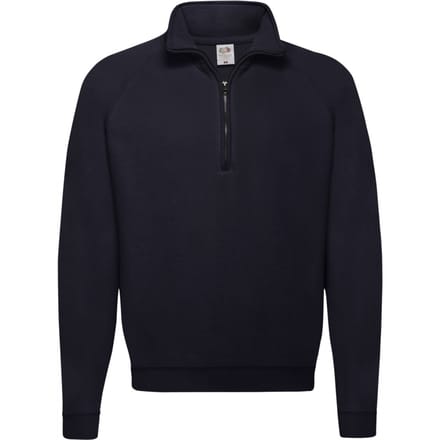 Fruit of the Loom Heren Klassiek Sweatshirt met Ritssluiting (Deep Navy)
