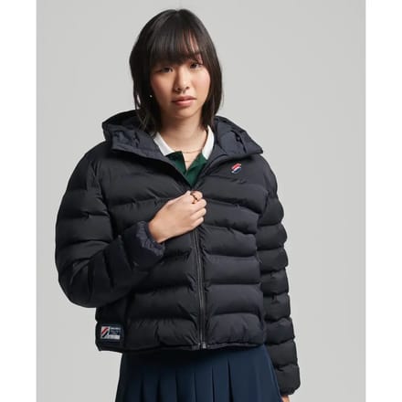 Superdry Code All Seasons Padded Jas Zwart XL Vrouw