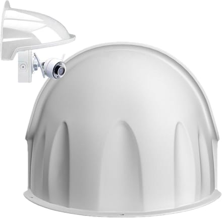 Camera Zonnescherm - Regenhoes Camera - Camera Beschermen - Weerbestendig ABS - 30 x 24 x 3 cm - Wit