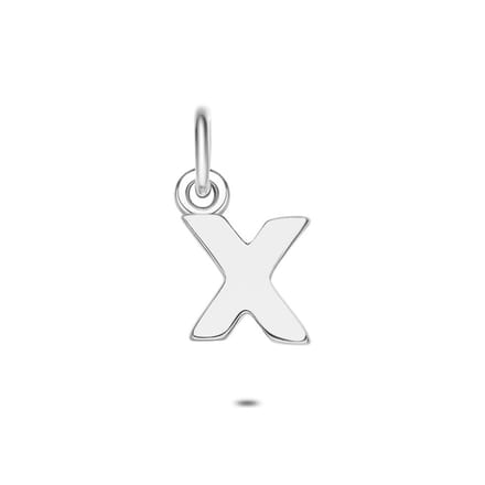 Twice As Nice Hanger in zilver, letter X