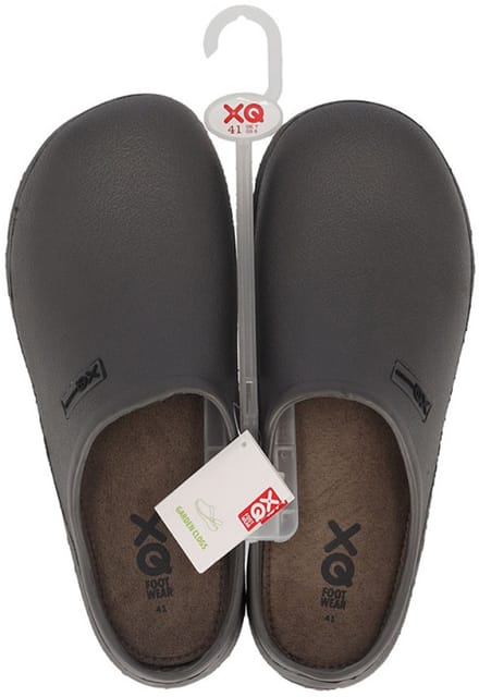 XQ heren tuinklomp - cloqs - grijs uni - maat 45