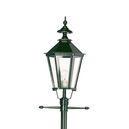K.S. Verlichting Lantaarnpaal Manchester 1-lamp groen