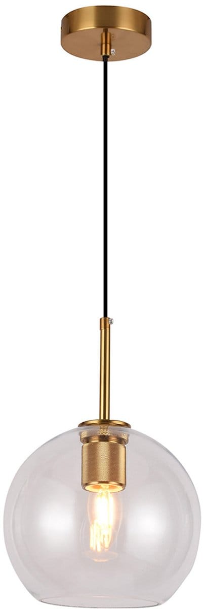 GTV GIGLAS Hanglamp Goud E27 - Stijlvolle sfeer voor elk interieur