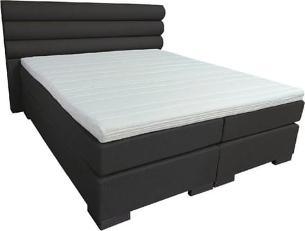Slaaploods.nl Romance - Boxspring inclusief matras - 180x210 cm - Zwart