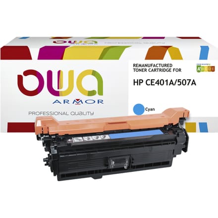 Tonercartridge OWA alternatief tbv HP CE401A blauw